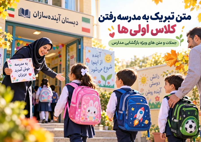 متن تبریک به مدرسه رفتن کلاس اولی ها + اس ام اس و جملات مخصوص کلاس اولی 1 متن تبریک کلاس اولی شدن و آغاز مدرسه
