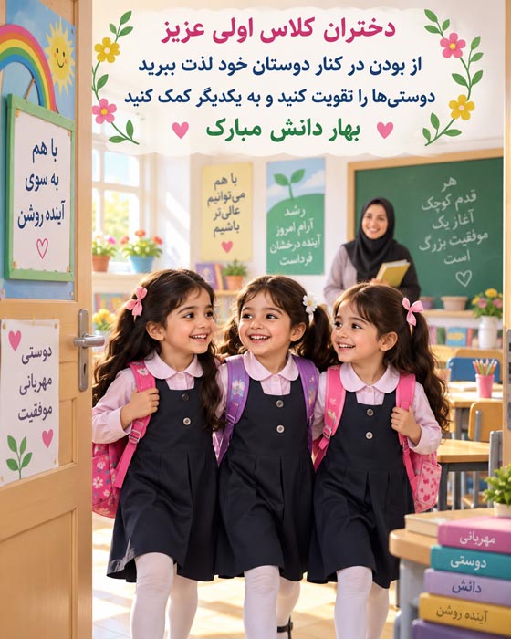 متن تبریک به مدرسه رفتن کلاس اولی ها + اس ام اس و جملات مخصوص کلاس اولی 5 جشن شکوفه ها و کلاس اولی ها