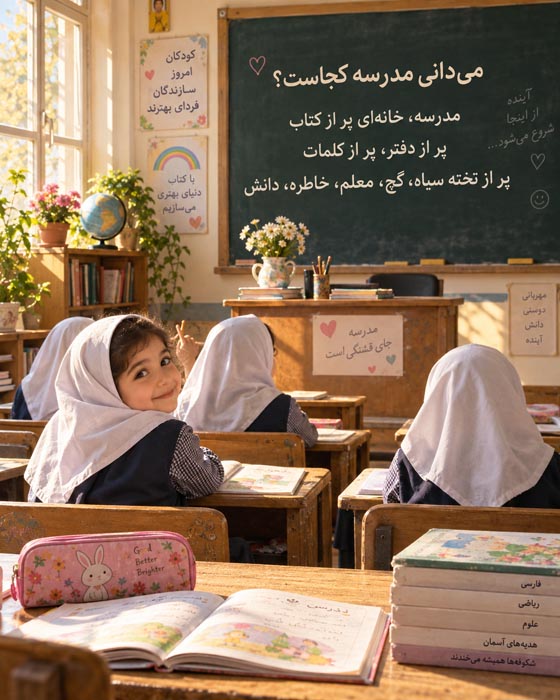 متن تبریک به مدرسه رفتن کلاس اولی ها + اس ام اس و جملات مخصوص کلاس اولی 7 تبریک مدرسه رفتن کلاس اولی