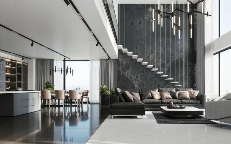 استفاده از مبلمان لوکس برای ویلاهای دوبلکس و مدرن