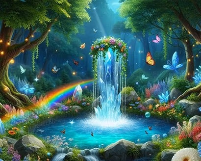 قصه های قشنگ و زیبا برای بچهها (۱۰ داستان از مرغ پر قرمزی تا شیر احمق) 5 چشمه ی سحرآمیز