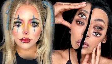 آموزش گریم هالووین (گریم روح، اسکلت، راهبه گریان، جوکر و …) گریم هالووین