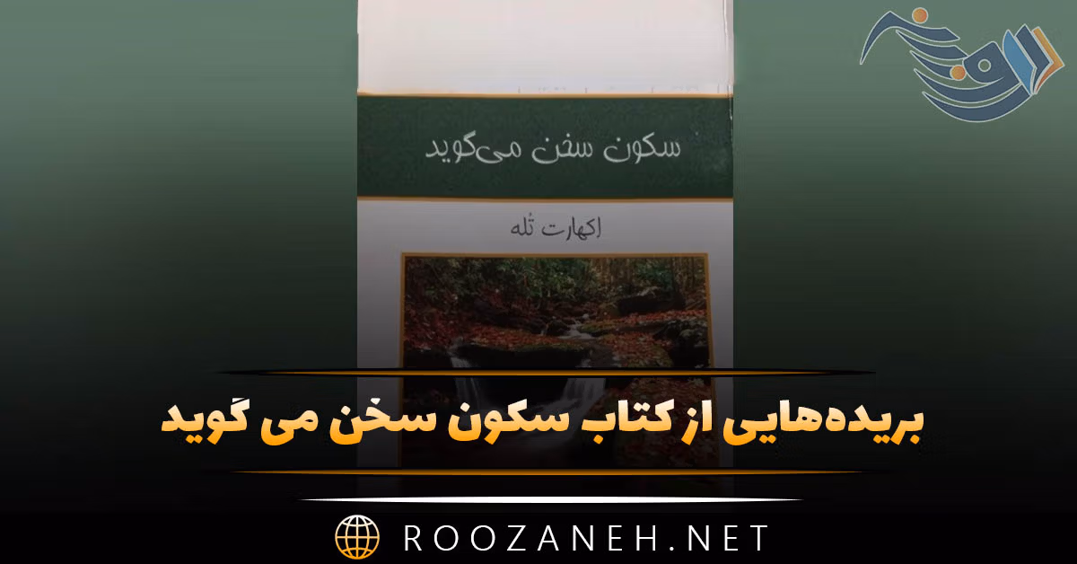 بریده‌هایی از کتاب سکون سخن می گوید