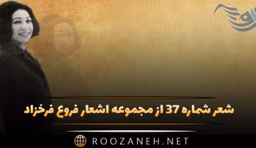 شعر شماره ۳۷ از مجموعه اشعار فروغ فرخزاد