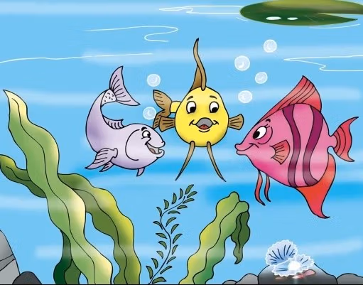 قصه سه ماهی برای کودکان