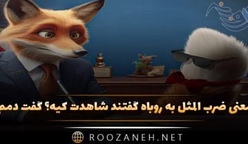 معنی ضرب المثل به روباه گفتند شاهدت کیه؟ گفت دمم ضرب المثل به روباه گفتند شاهدت کیه