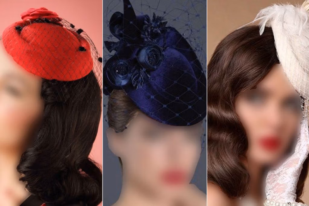 انواع اکسسوری مو برای موهای بلند و کوتاه (از ربان و پاپیون تا سنجاق) 7 hairstyle with a hat cover 1024x683 1