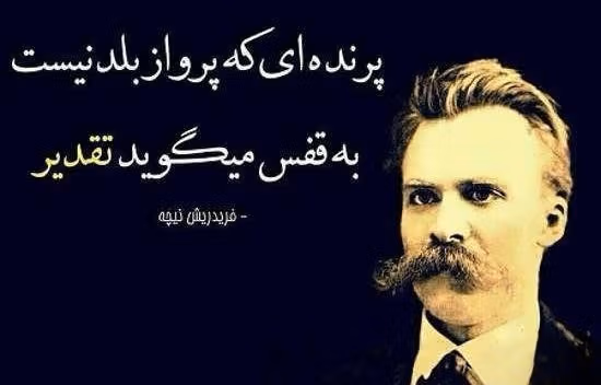 عکس نوشته جملات نیچه به همراه جملات فوق سنگین و عمیق این فیلسوف آلمانی 6 عکس نوشته جملات نیچه