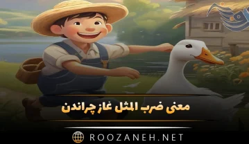 معنی ضرب المثل غاز چراندن؛ معنی و انشا درباره آن ضرب المثل غاز چراندن