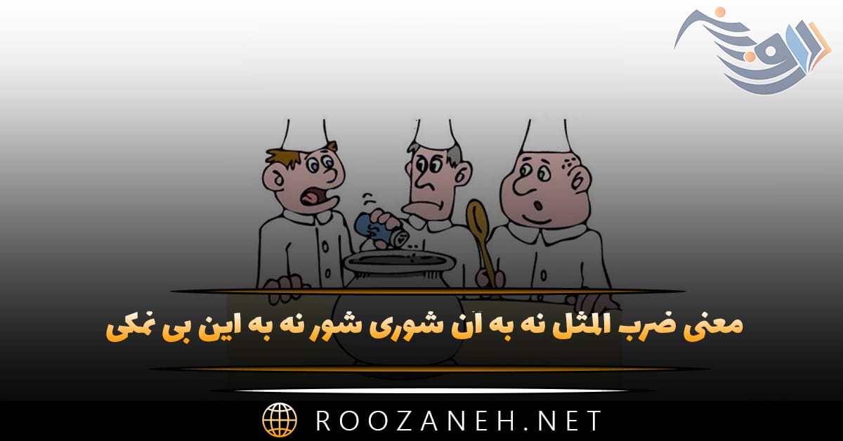 معنی ضرب المثل نه به آن شوری شور نه به این بی نمکی (تاریخچه و انشا) 1 معنی ضرب المثل نه به آن شوری شور نه به این بی نمکی (تاریخچه و انشا)