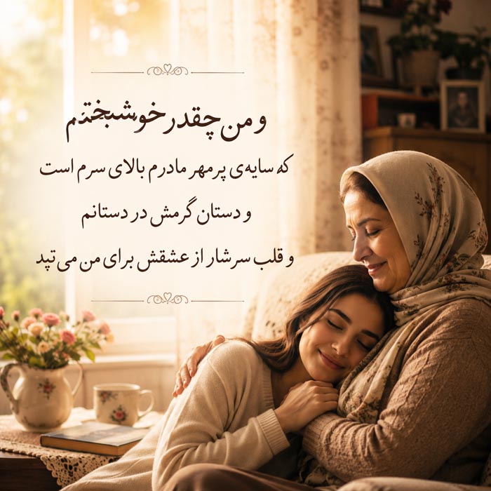 متن پسر برای مادر عزیز