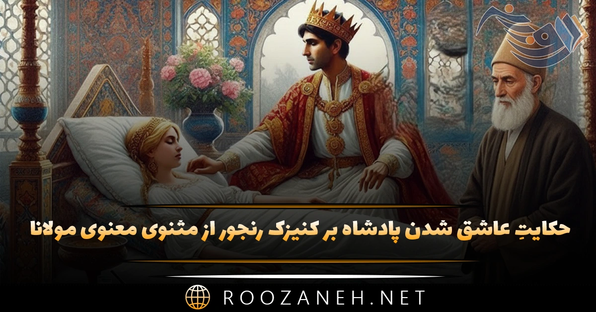 حکایتِ عاشق شدن پادشاه بر کنیزک رنجور از مثنوی معنوی مولانا 1 حکایتِ عاشق شدن پادشاه بر کنیزک رنجور از مثنوی معنوی مولانا
