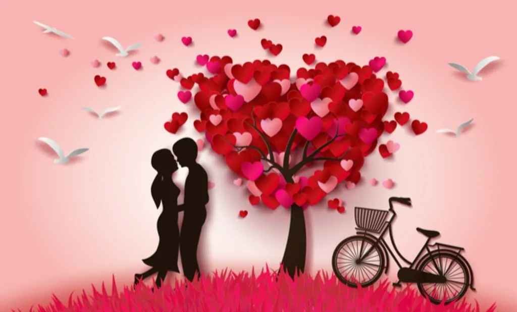 عکس نوشته ولنتاین مبارک