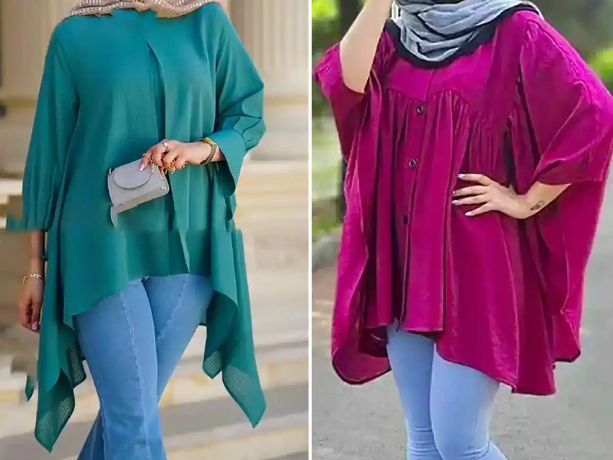 راهنمای جامع محاسبه متراژ پارچه برای مانتو خفاشی | معرفی بهترین پارچه برای مانتو خفاشی 2 محاسبه پارچه مانتو خفاشی