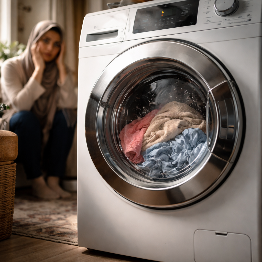 درب ماشین لباسشویی باز نمیشود؟ قبل از هر اقدامی این را بدانید. 1 image