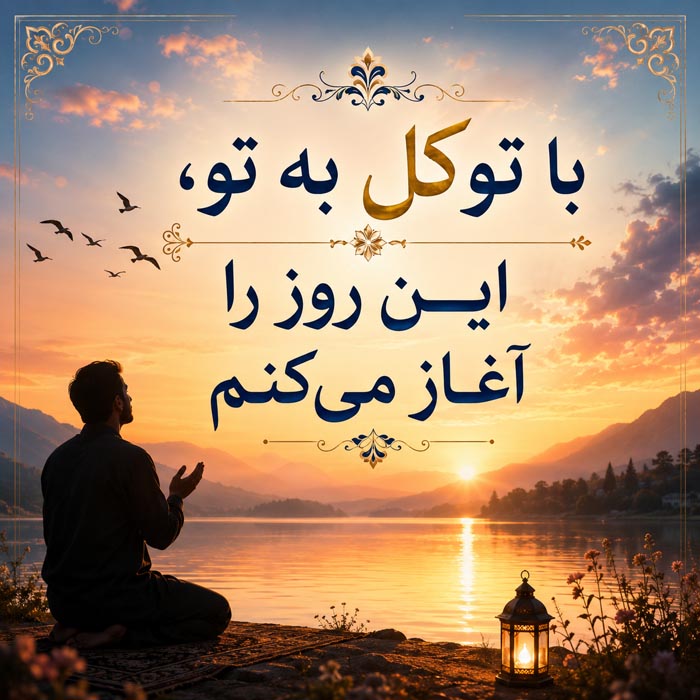 متن نیایش صبحگاهی 🤲؛ جملات انگیزه بخش دعا و نیایش شروع روز 5 دعای سپاس برای نعمتهای زندگی