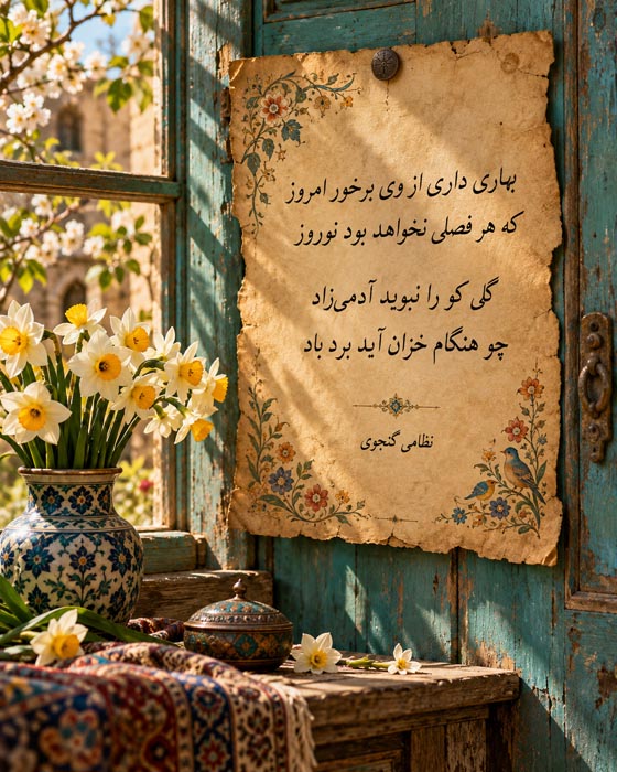 شعر بهار + مجموعه اشعار بلند، کوتاه، دو بیتی و شعر نو از شاعران مختلف با موضوع بهار 12 شعر بهار + مجموعه اشعار بلند، کوتاه، دو بیتی و شعر نو از شاعران مختلف با موضوع بهار