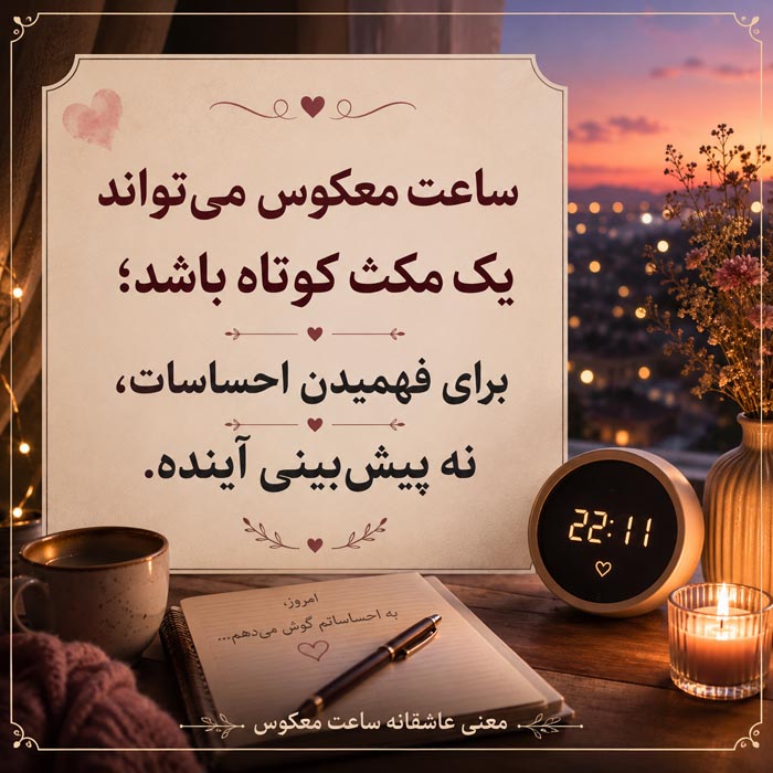 فهرست ساعت های معکوس مثل ۱۲ ۲۱ و ۱۴ ۴۱
