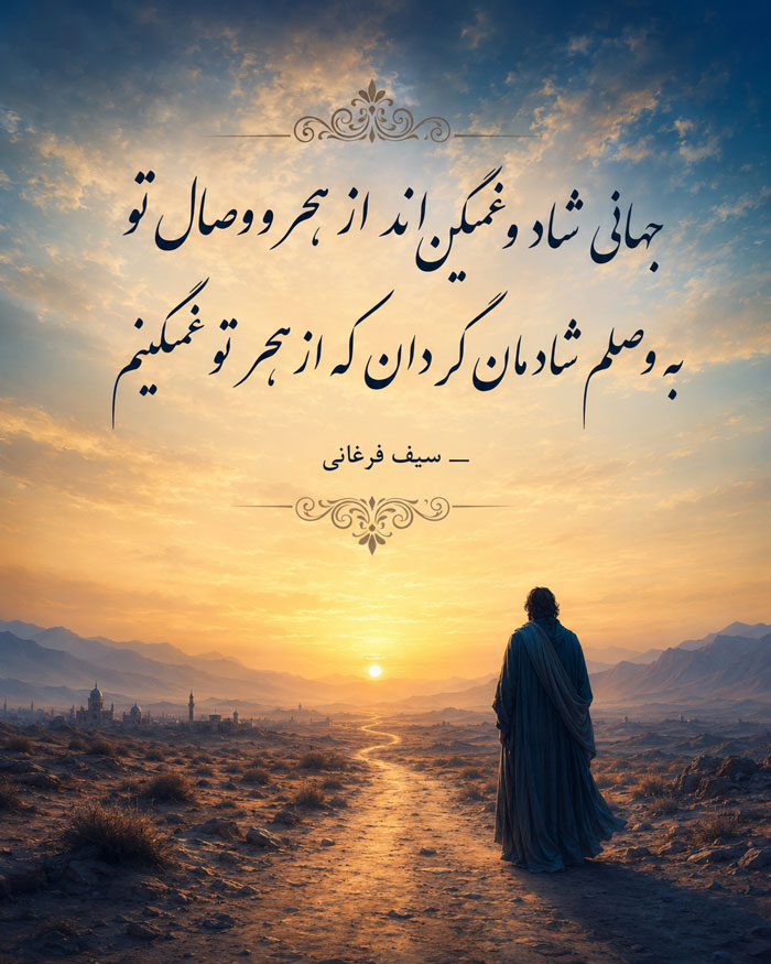شعر عاشقانه غمگین؛ شعر کوتاه و بلند عاشقانه و احساسی جدایی و تنهایی