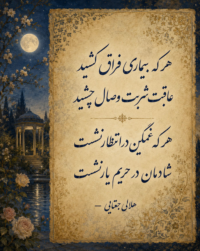 شعر عاشقانه غمگین؛ شعر کوتاه و بلند عاشقانه و احساسی جدایی و تنهایی