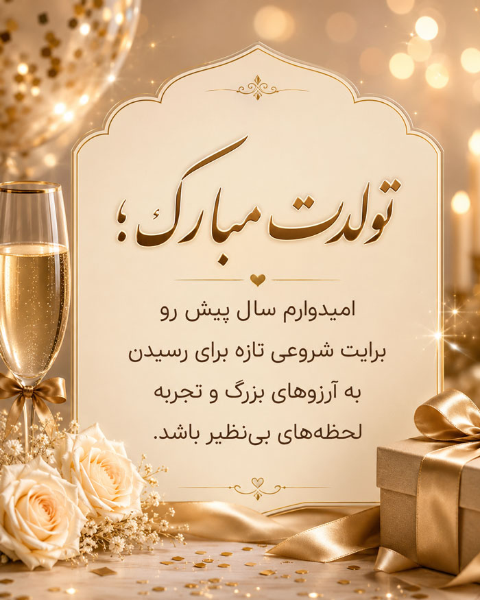 جملات تبریک تولد با کلاس و شیک (تولدت مبارک خاص و متفاوت)