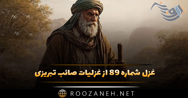 غزل شماره ۸۹ از غزلیات صائب تبریزی | ساختم از قتل نادِم دلربای خویش را... 1 غزل شماره ۸۹ از غزلیات صائب تبریزی
