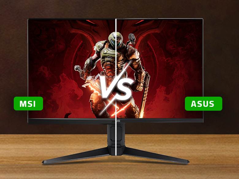 مقایسه مانیتور های گیمینگ Asus با MSI 1 مقایسه مانیتور گیمینگ Asus با MSI