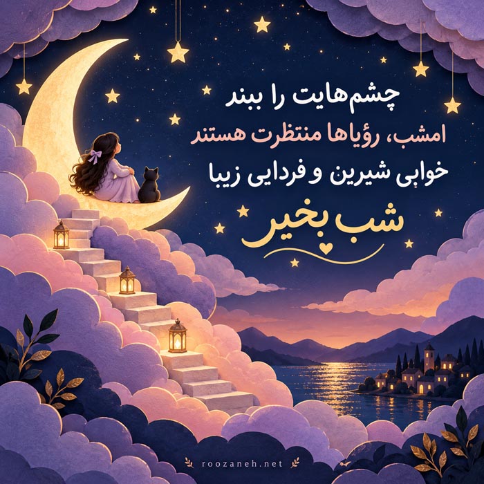 متن شب بخیر زیبا و دلنشین جدید با جملات متفاوت شبت خوش 3 عکس نوشته شب بخیر کوتاه و دلنشین برای پایان روز