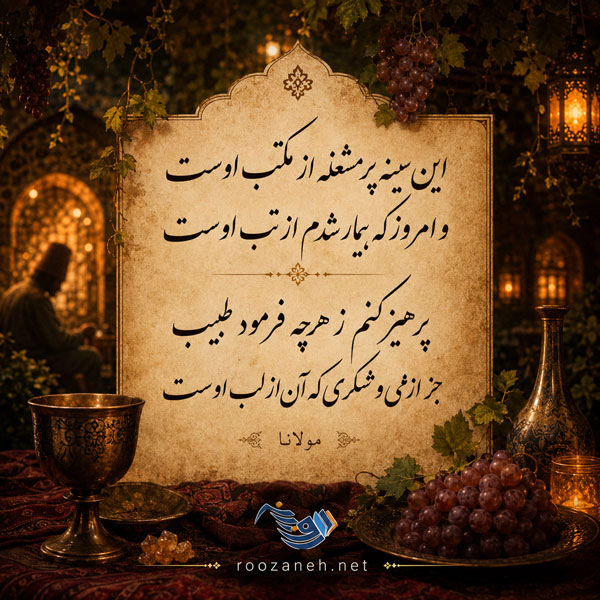 شعر عاشقانه دلبرانه با گلچین اشعار کوتاه و بلند احساسی رمانتیک برای عشق