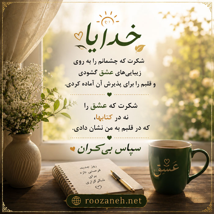 جملات شکرگزاری عشق