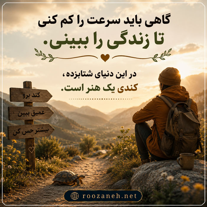 متن لذت بردن از مسیر زندگی (جملات عمیق و مفهومی درباره مسیر زندگی) 4 مقصد مهم نیست از مسیر لذت ببر