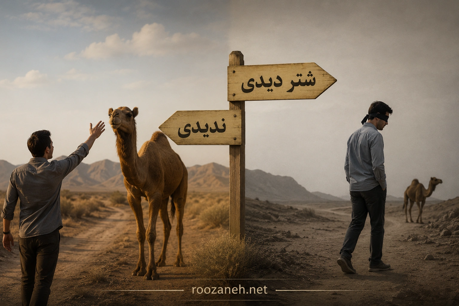 معنی ضربالمثل شتر دیدى، ندیدى! (داستان، ریشه، انشا و اطلاعات جالب) 2 انشای ادبی و آموزنده با موضوع «شتر دیدی، ندیدی»
