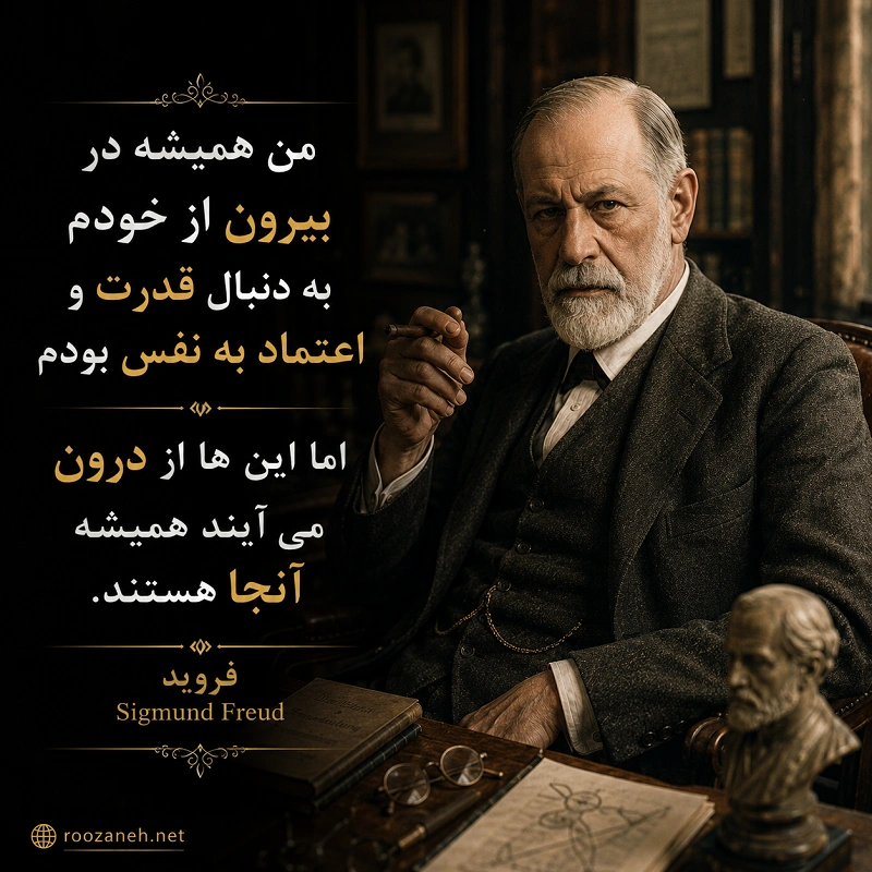 عمیق ترین سخنان بزرگان (جملات سنگین و عمیق از بزرگان تاریخ بشری) 4 جملات فلسفی از فروید