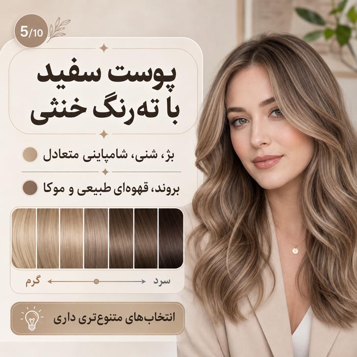 راهنمای انتخاب رنگ مو برای پوست سفید؛ بهترین رنگ براساس تهرنگ و چشم 5 بهترین رنگ موی بلوند برای پوست سفید