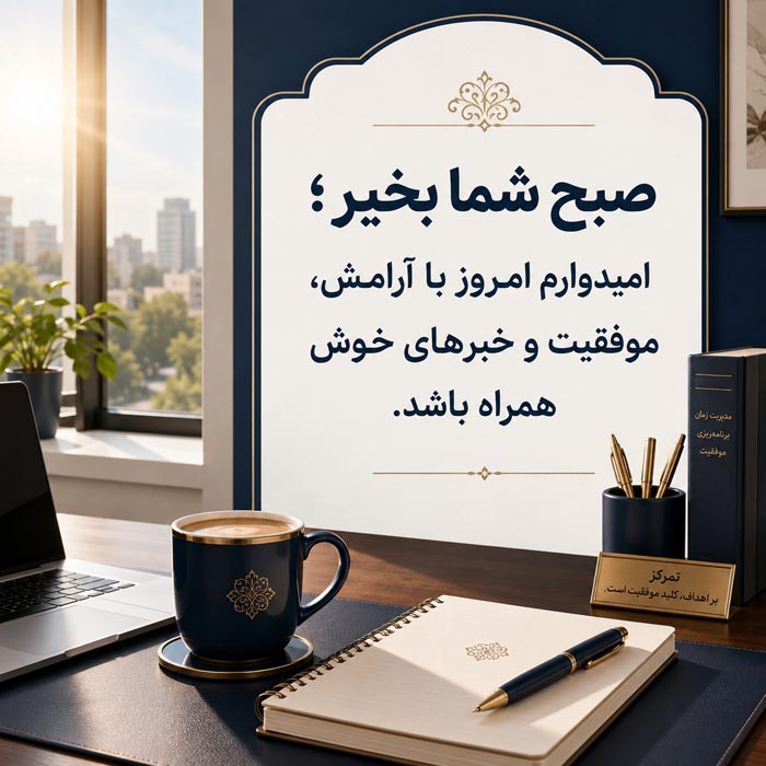 متن صبح بخیر باکلاس و خاص؛ ۲۵۰ جمله عاشقانه و انگیزشی برای همه فصول 3 عکس نوشته صبح بخیر