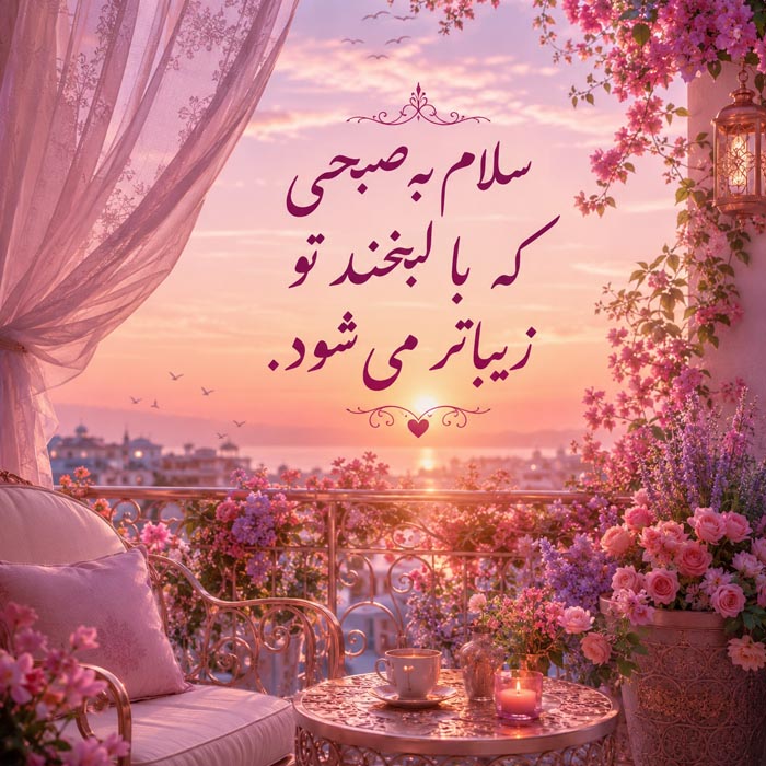 متن صبح بخیر باکلاس و خاص؛ ۲۵۰ جمله عاشقانه و انگیزشی برای همه فصول 5 عکس نوشته صبح بخیر