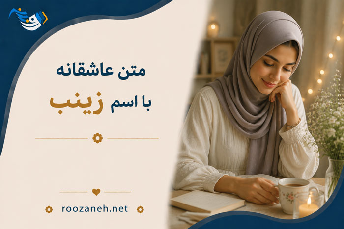متن عاشقانه با اسم زینب (جملات زیبای عاشقانه و رُمانتیک برای عشقم زینب) 1 متن عاشقانه با اسم زینب (جملات زیبای عاشقانه و رُمانتیک برای عشقم زینب)