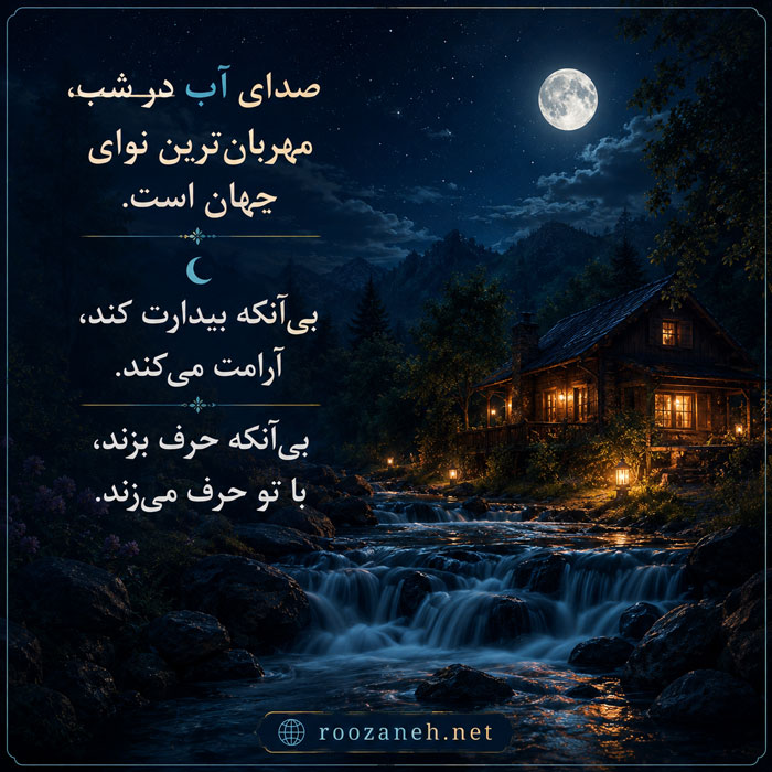 متن ادبی در مورد آب (جملات زیبا و خاص درباره آب و آرامش صدای آب) 3 متن در مورد آب و طبیعت