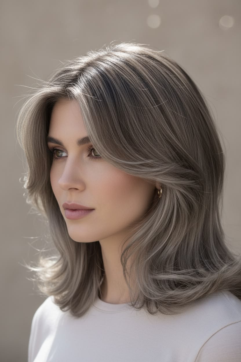 مش و هایلایت دودی روشن