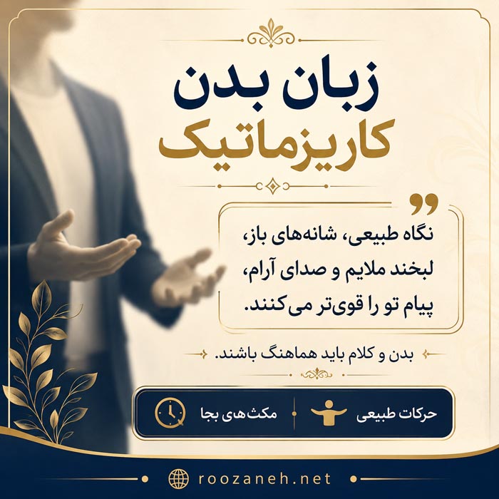 ویژگیهای افراد کاریزماتیک؛ چگونه کاریزماتیک شویم؟ ۳۰ راه برای کاریزماتیک شدن 8 برنامه سی روزه افزایش کاریزما و اعتماد به نفس