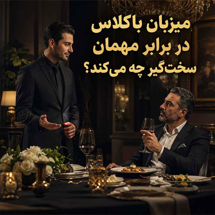 میزبان باکلاس در برابر مهمان سخت‌گیر چه می‌کند؟