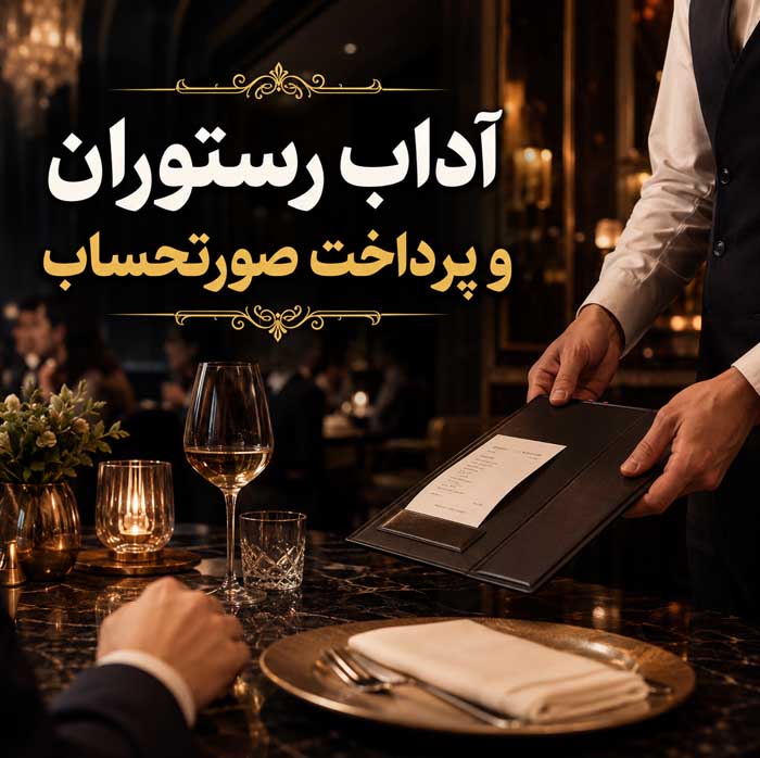 اصول آداب معاشرت؛ رفتار محترمانه در جمع و مهمانی؛ نکات ارتباط حرفهای در محیط کار 5 آداب رستوران و پرداخت صورتحساب