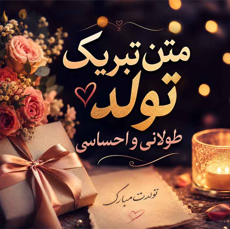 متن تبریک تولد طولانی و احساسی