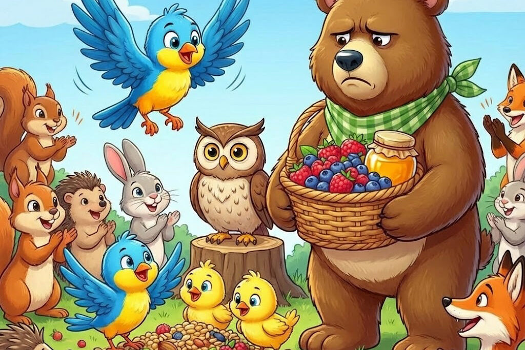 قصه برای کودکان بیش فعال (داستانهای رواندرمانی و آموزنده قشنگ) 9 پرنده کوچولوی پرانرژی و درخت هزارراه