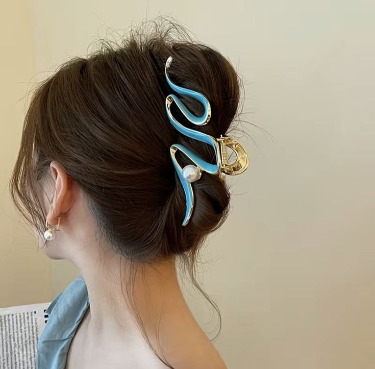 کلیپس مو صدفی دخترانه با طرح جدید