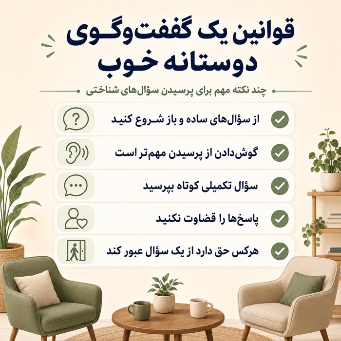 قوانین گفت‌وگوی دوستانه خوب و شنیدن بدون قضاوت