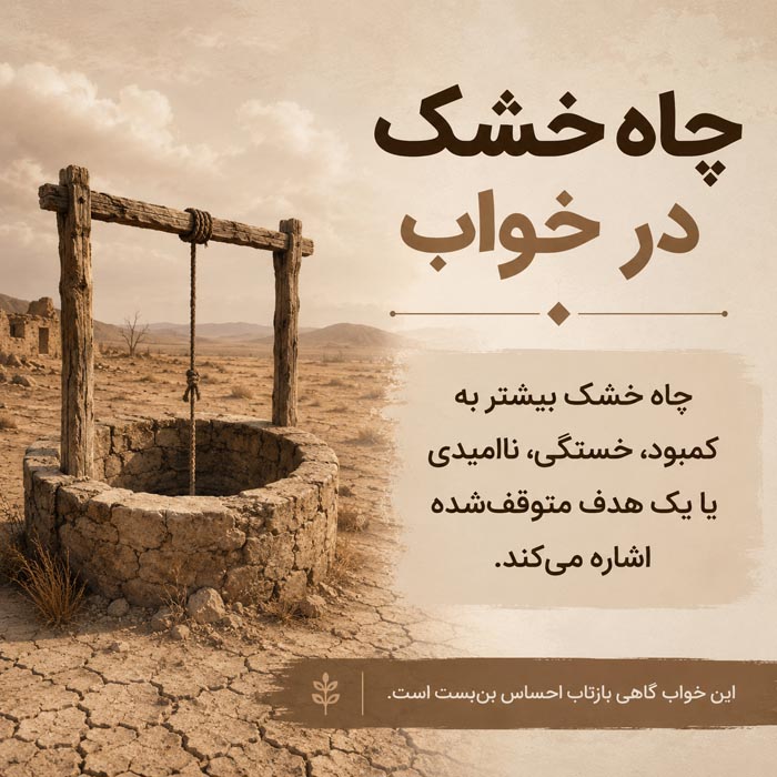 تصویر چاه آب در مطلب تعبیر خواب چاه پر از آب