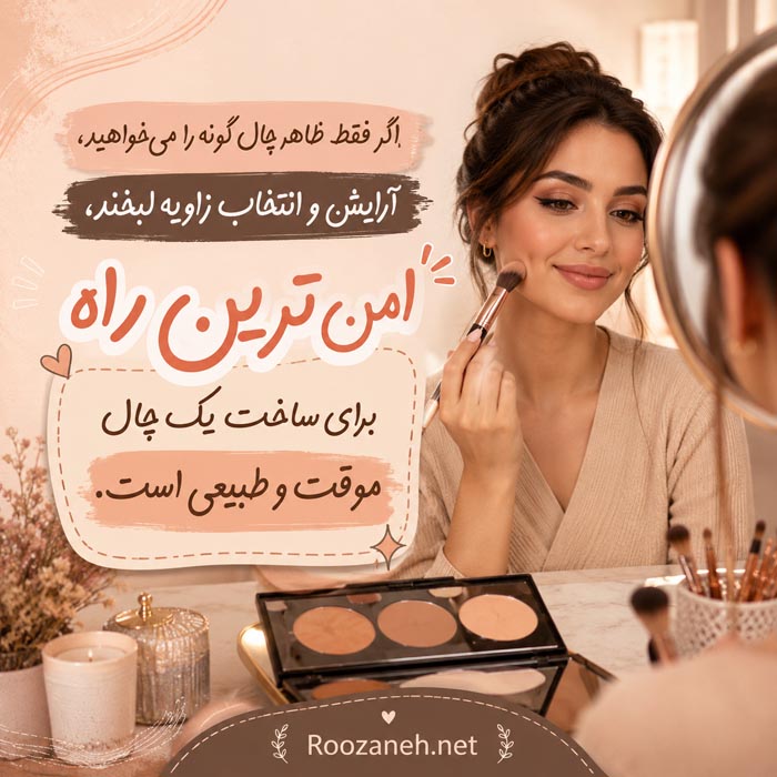 ساخت چال گونه طبیعی؛ روشهای واقعی، موقت و دائمی 4 ابزار ساخت چال گونه و روش های موقت