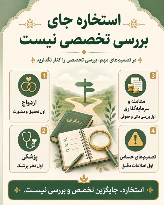 استخاره برای ازدواج بعد از تحقیق و مشورت
