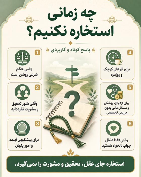 جایگاه استخاره در تصمیم های پزشکی و مهم زندگی